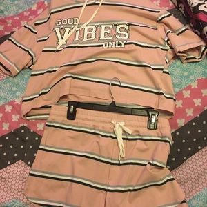 JCPenny 'Good Vibes Only' short set